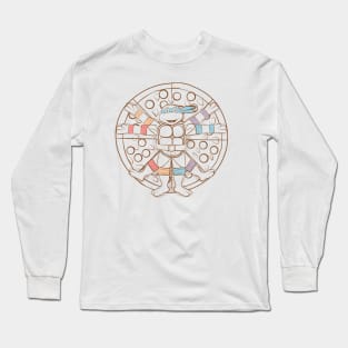 Vitruvian Turtle Long Sleeve T-Shirt